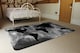 image 3 of Black And White World Map Rug | Multi