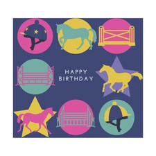 Gubblecote A Little Bit Brilliant Greetings Card - Blue/Gold - One Size