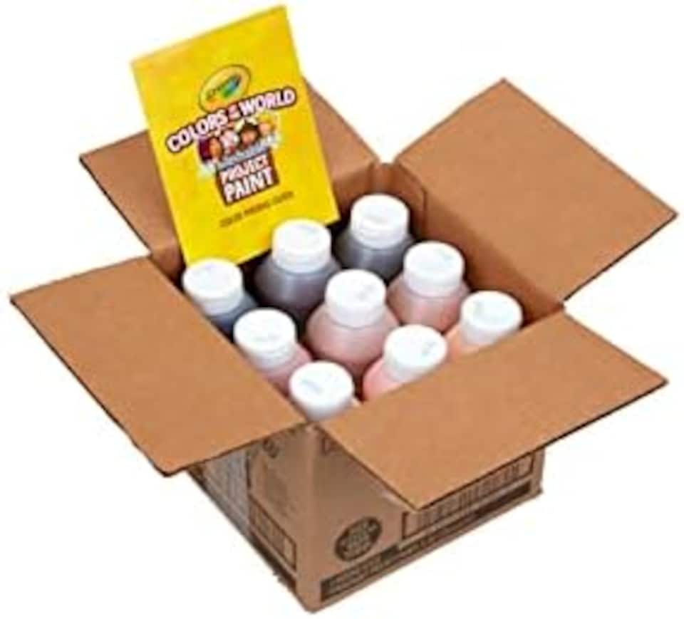 image 1 of Crayola Colors Of The World Washable Paint Set 9 Count