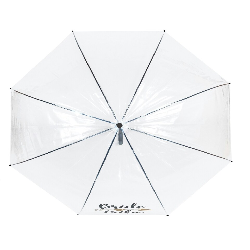 image 1 of X-Brella Womens/Ladies Bride Tribe Dome Umbrella - Clear - One Size