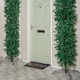 image 8 of 8ft (2.35m) Samuel Alexander Double Door Plain Green Flat Top Christmas Tree Arch with 2000 Tips