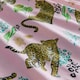 image 3 of Portfolio Home Night Jaguar Animal Print Bedding Duvet Cover Set Pink | Super King