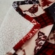 image 3 of Christmas Patchwork Sherpa Fleece Throw