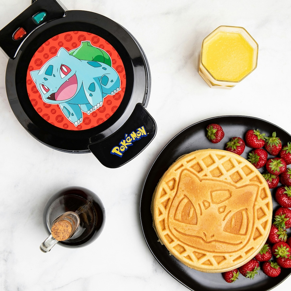 image 1 of Uncanny Brands Pokémon Bulbasaur Waffle Maker