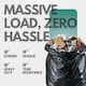 image 4 of Pack of 50 Heavy Duty Black Bin Bags – 80L, Flat Pack