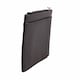 image 3 of Lorenz Small Slim PU Leather Grain Credit Card Travel Case | Black | Black