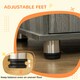 image 6 of PawHut Dog Crate Kennel Cage for Small Medium Dog, Indoor End Table, Grey