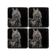 image 1 of The Just Slate Company Set of 4 Horse Portrait Slate Coasters