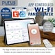 image 2 of Purus 2000W Smart Wifi Eco Heater Electric Panel Radiator Wall Mounted White