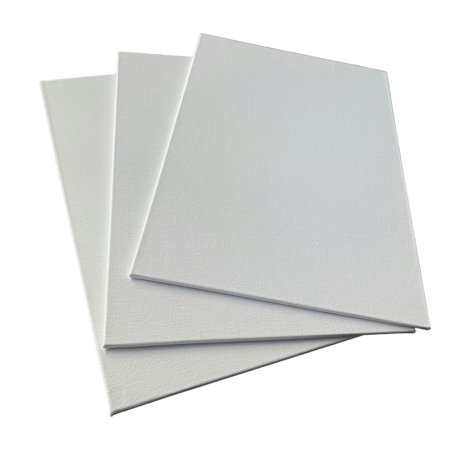 image 1 of 20x30cm Blank White Flat Stretched Board Art Canvas By Janrax