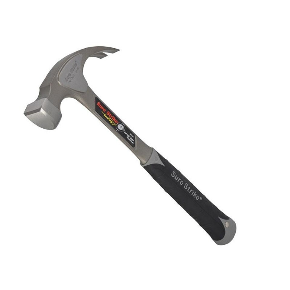 Estwing Sure Strike All Steel Curved Claw Hammer - Multi Colour - 560g (20oz)