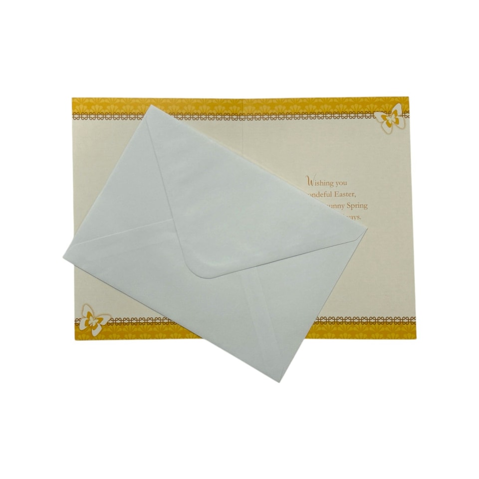 image 1 of To A Special Godmother White Daffodil Flowers Design Easter Card