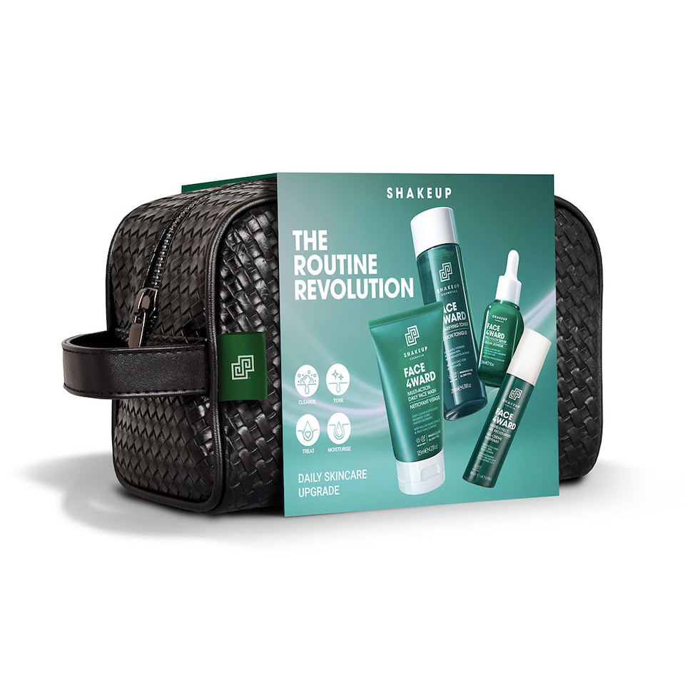 image 1 of Shakeup Cosmetics THE ROUTINE REVOLUTION Gift Set - 4 Step Skincare Routine For Men