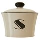 image 4 of Interiors By Premier Decorative Sugar Canister,Dolomite Kitchen Container With Domed Lid,Stylish Sugar Canister For Daily Use