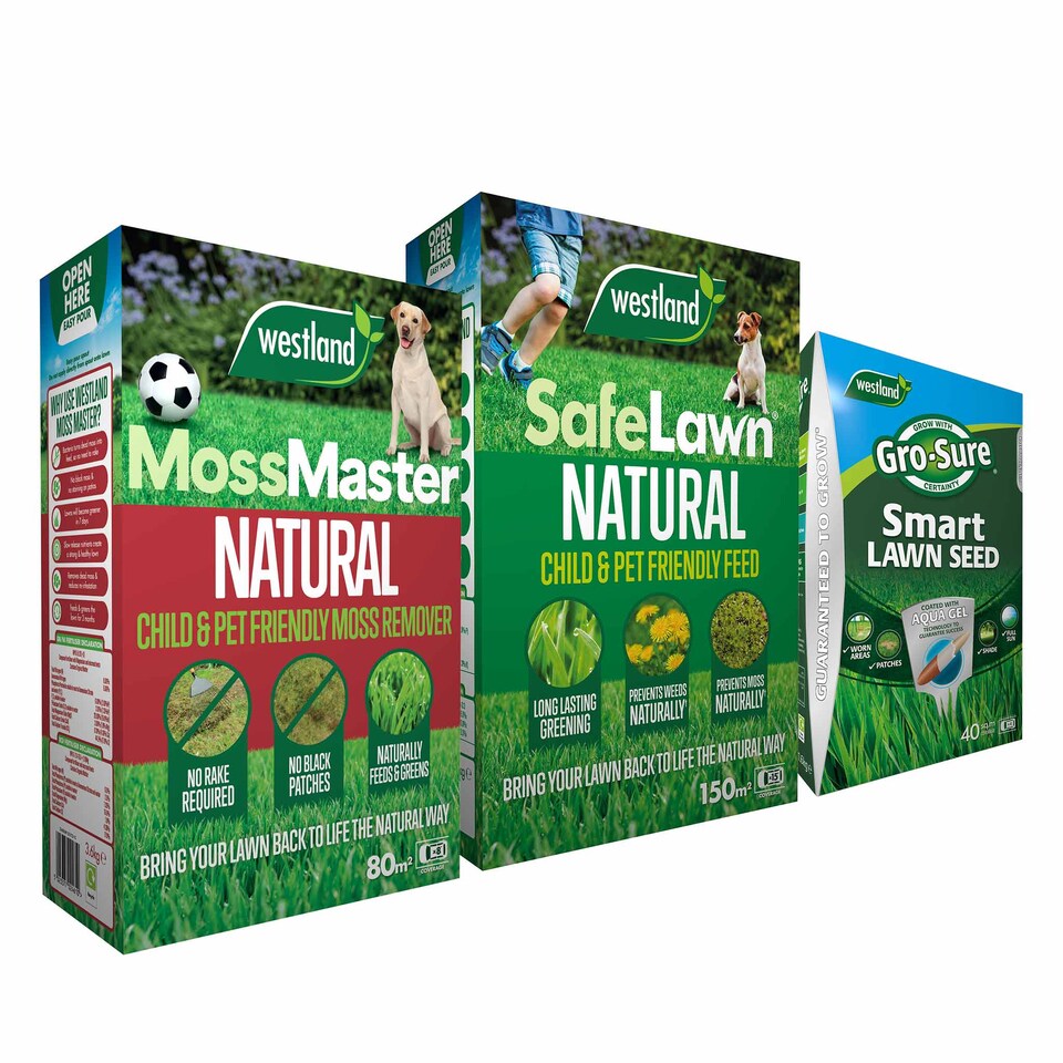 image 1 of Westland Natural Lawn Rescue Bundle large 400m2