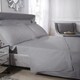 image 1 of Luxor Collection 200 Thread Count Luxury Egyptian Cotton Flat Sheet in Silver - Single