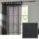 image 6 of Yard Nimbus Sheer Black Tie Top Curtain Panel 290 x 250 cm Multi