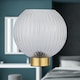 image 5 of Betchley - Battery Operated Satin Brass Lamp with Clear Glass Bronze | Clear