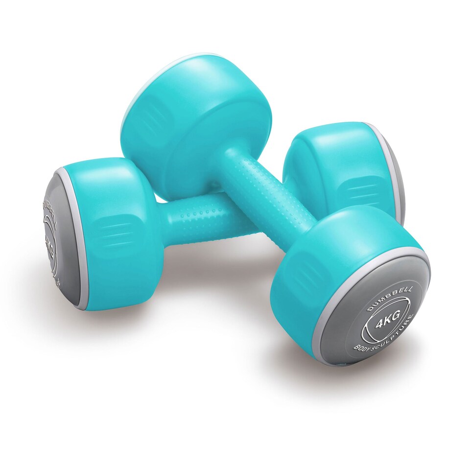 image 1 of Body Sculpture 24kg Smart Dumbbell Tower with Stand — 3 Pairs (2/4/6kg) | Multi | MULTI-COLOUR | 24kg