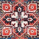 image 4 of KUKOON Washable & Non Slip Terracotta Persian Style Area Rug 80cm x 150cm