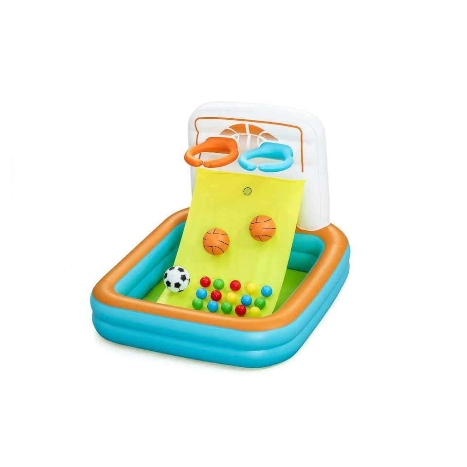 image 1 of Bestway Inflatable Kids Pool with Baskets, Balls 120x107x84 cm +2 Years Garden 52728