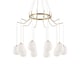 image 1 of Karousel Light Cluster Ceiling Pendant Brass Sat