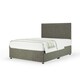 image 1 of Majestic 1000 Pocket Sprung Slate Linen Divan Set And Valencia Headboard Small Double