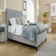 image 2 of Sally Linen Superking Bed Frame - Grey