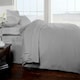 image 1 of Fitted Sheet 200 Thread Count Percale Pure Cotton Silver | Single