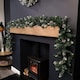 image 9 of 2.7m Snow Tipped Christmas Garland with Pine Cones and Mixed Needles