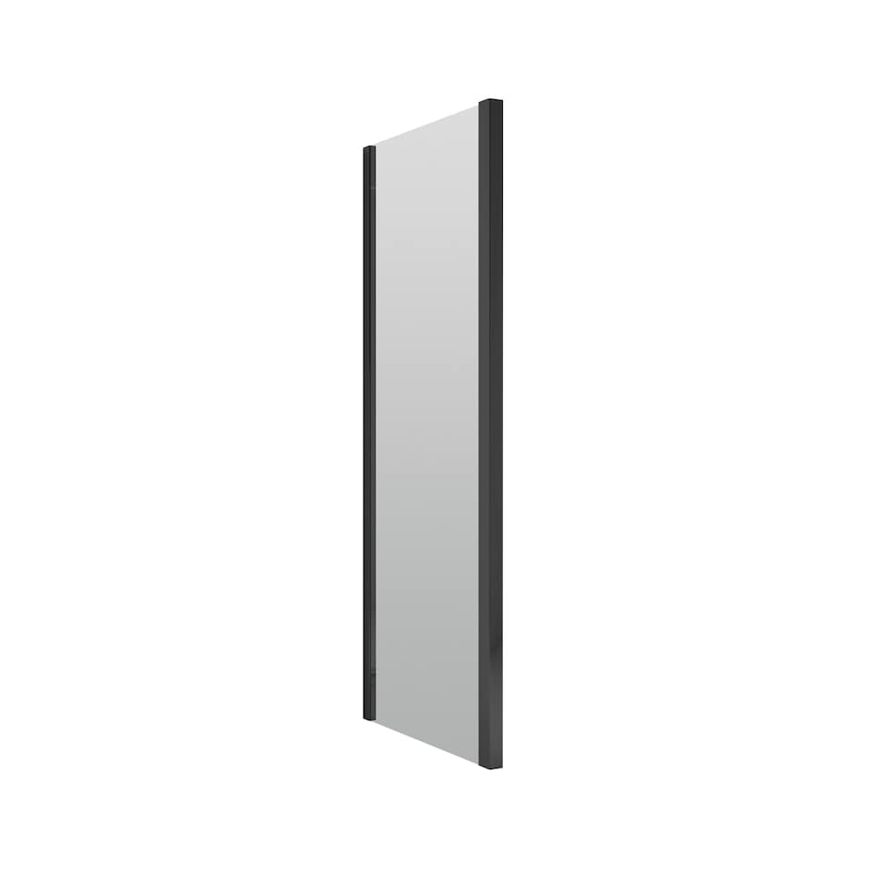 image 1 of Balterley Ruwa Shower Side Panel Glass | Black | Matt Black | 1