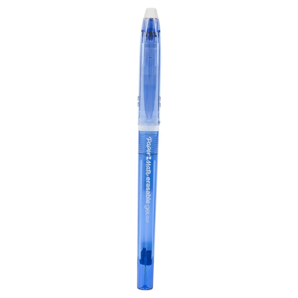image 1 of Paper Mate Gel 0.5mm Erasable Pens | Blue | 100