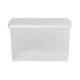 image 3 of Wham Clip 5x 62L Rectangular Plastic Storage Boxes with Clip Lock Lids. Ideal for Home, Office, Toys & More - Clear/Clear | Clear | 5