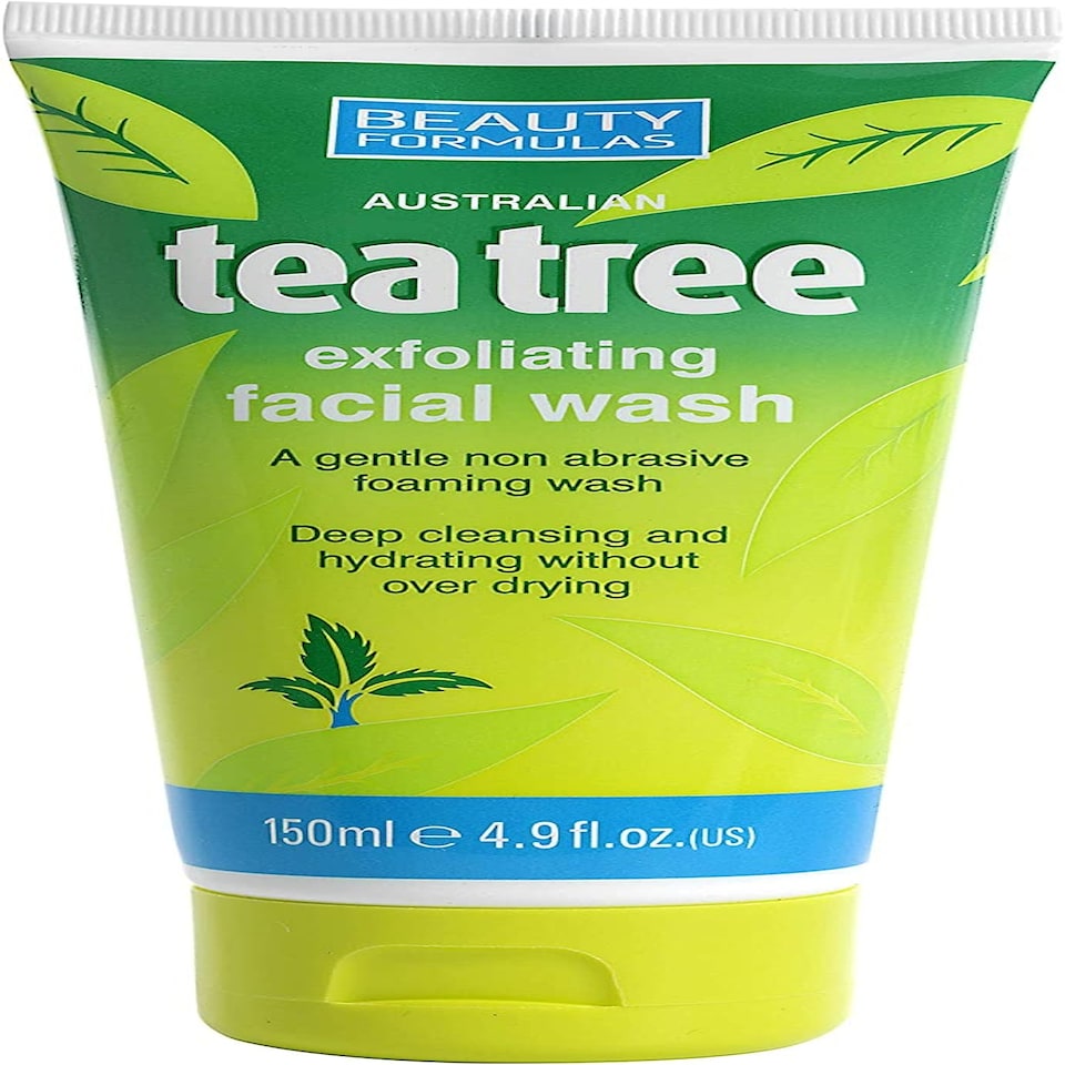 Beauty Formulas Australian Tea Tree Exfoliating Facial Wash 150ml