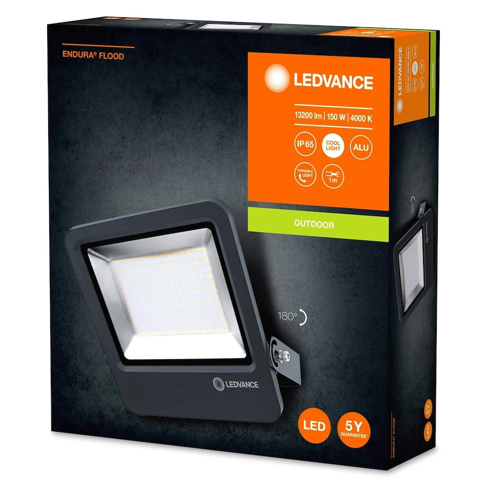 image 1 of Ledvance Endura Flood Light 150W 4000K Dg