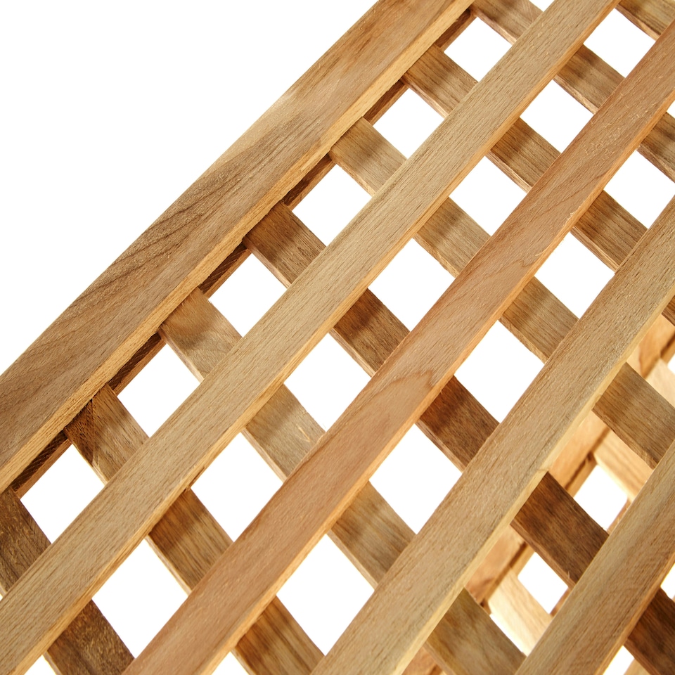 image 1 of Parker Walnut Wood Bathe Four Tier Shoe Rack | Cream