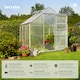 image 2 of Aluminium greenhouse with foundation, UV-resistant