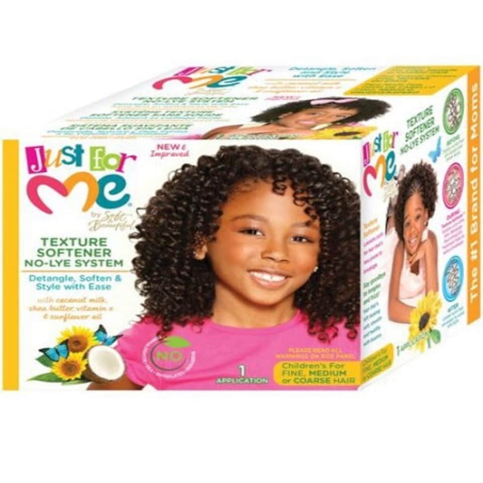 Just For Me Texture Softener No Lye System 1 Application Kit