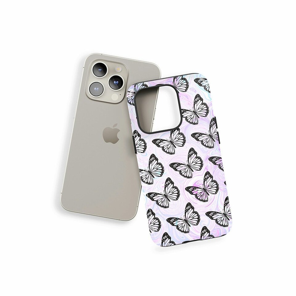 image 1 of Butterfly Phone Case | Purple | Galaxy S22 Ultra
Tough | Galaxy S22 Ultra
Tough