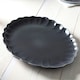 image 3 of MM Living Ceramic Scallop Serve Platter Grey