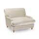 image 1 of Plumpton Chair - Velvet - L109 x W106 x H84 cm - Beige