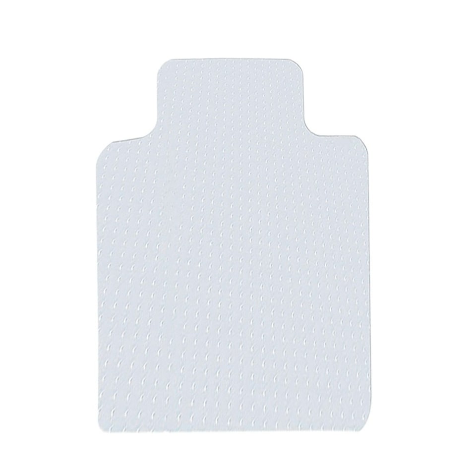 image 1 of Living and Home PVC Clear Convex Non-Slip Office Chair Desk Mat Floor Carpet Floor Protector, 0.2cm H
