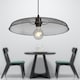 image 4 of Cassidy - Large Black Mesh Easy Fit Metal Pendant Shade | Black | Large | 1