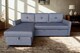 image 2 of The Savona 3 Seater Storage Sofa in Grey or Silver | Grey | One Size