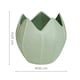 image 5 of Kew Flower Planter Pistachio Green Green