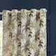 image 2 of Wylder Galapagos  Jacquard Green Eyelet Curtains (W)117cm x (D)137cm | Multi