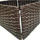 image 3 of Holly International Brown Rattan Folding Christmas Tree Skirt Collar