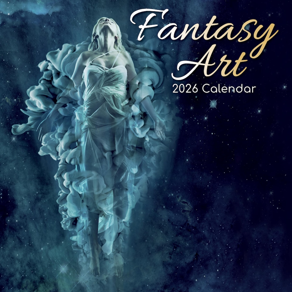 2026 Square Wall Calendar - Fantasy Art