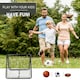 image 3 of HOMCOM Adjustable Angle Rebounde Training Set w/ Double Layer Net