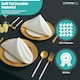 image 5 of 1pc Polyester Table Napkins, Wrinkle-Resistant Cloth Napkin - 20 Inch